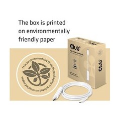 Club 3D CAC-1514 USB-C 3.1 til HDMI 2.0 aktiv kabel 1.8m Hvid køb billigt online shopping tilbud