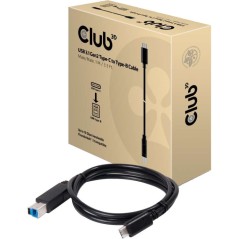 Club 3D CAC-1524 USB-C til USB-B 1.0m køb billigt online shopping tilbud