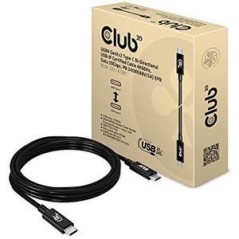 Club 3D CAC-1575 USB4 Gen2x2 USB-C kabel 2m Sort køb billigt online shopping tilbud