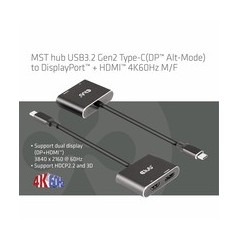 Club 3D CSV-1552 USB-C gen 2 til HDMI