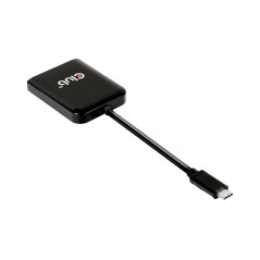 Club 3D CSV-1555 USB-C gen 2 til 2xDisplayPort videoadapter Sort køb billigt online shopping tilbud