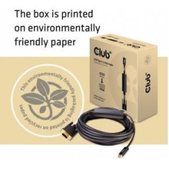 Club 3D CAC-1512 USB-C til VGA aktiv adapterkabel 5m Sort køb billigt online shopping tilbud