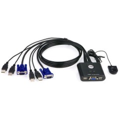 Aten CS22U 2-Port Cable KVM Switch køb billigt online shopping tilbud