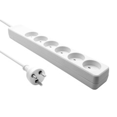 MicroConnect Danish EDB Power Strip 6-way køb billigt online shopping tilbud