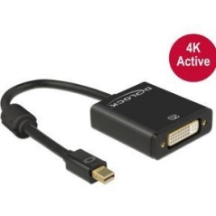 DeLOCK Adapter Mini DisplayPort han - 24+5 pin kombineret DVI hun 20 cm Sort køb billigt online shopping tilbud