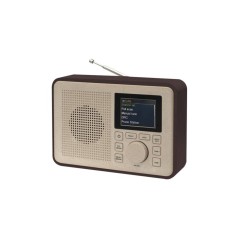 DENVER DAB-60DW DAB bærbar radio Beige Brun køb billigt online shopping tilbud