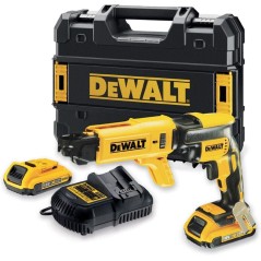 DeWALT DCF620D2K-QW Skruetrækker til gipsvæg Med batteri 2 batterier inkluderet 1/4 unbrakosokkel køb billigt online shopping tilbud