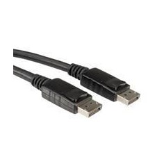 Value Displayport Cable 5 M Black køb billigt online shopping tilbud