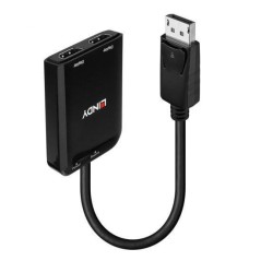 Lindy DisplayPort to 2 Port HDMI køb billigt online shopping tilbud