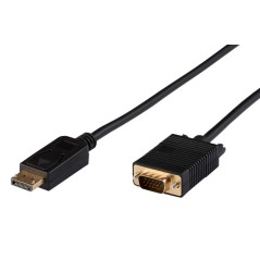 MicroConnect Displayport to VGA Cable 0.5m køb billigt online shopping tilbud