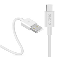 Dudao L1 USB-A to USB-C cable 1m hvid køb billigt online shopping tilbud