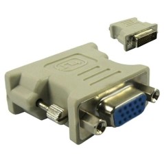 MicroConnect DVI-D/VGA 15-pin Adaptor M-F køb billigt online shopping tilbud