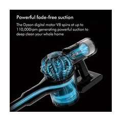 Dyson V8 Total Clean Støvsuger Pind/håndholdt 0.54liter Sort køb billigt online shopping tilbud