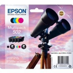 Epson 502 Multipack Sort Gul Cyan Magenta Blæk C13T02V64010 køb billigt online shopping tilbud