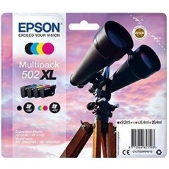 Epson 502XL Multipack Sort Gul Cyan Magenta Blæk C13T02W64010 køb billigt online shopping tilbud