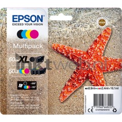 Epson 603 Multipack Sort Gul Cyan Magenta Blæk C13T03A94010 køb billigt online shopping tilbud