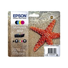 Epson 603 Multipack Sort Gul Cyan Magenta Blæk C13T03U64010 køb billigt online shopping tilbud