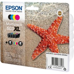 Epson 603XL Multipack Sort Gul Cyan Magenta Blæk C13T03A64010 køb billigt online shopping tilbud