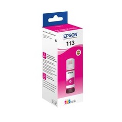 Epson EcoTank 113 Magenta 6000 sider Blækrefill C13T06B340 køb billigt online shopping tilbud