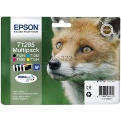 Epson T1285 Multipack Sort Gul Cyan Magenta Blæk C13T12854012 køb billigt online shopping tilbud