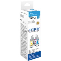 Epson T6642 Cyan Blækrefill C13T664240 køb billigt online shopping tilbud