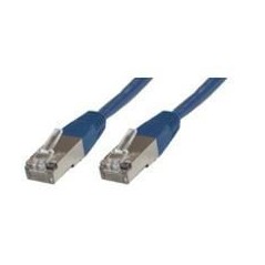 MicroConnect F/UTP CAT5e 0.5m Blue PVC køb billigt online shopping tilbud