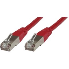 MicroConnect F/UTP CAT6 0.25m Red LSZH køb billigt online shopping tilbud