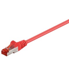 MicroConnect F/UTP CAT6 0.25m Red PVC køb billigt online shopping tilbud