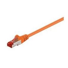 MicroConnect F/UTP CAT6 0.5m Orange PVC køb billigt online shopping tilbud