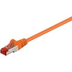 MicroConnect F/UTP CAT6 10m Orange PVC køb billigt online shopping tilbud