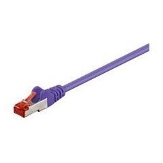 MicroConnect F/UTP CAT6 1m Purple PVC køb billigt online shopping tilbud