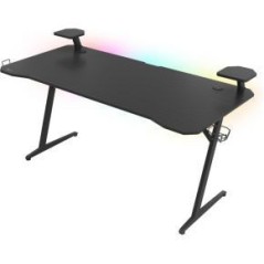 Genesis Holm 510 RGB Skrivebord Stålramme Sort Gaming køb billigt online shopping tilbud