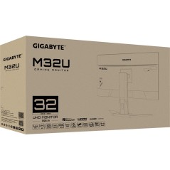 Gigabyte M32U 32 3840 x 2160 (4K) HDMI DisplayPort USB-C 144Hz Forlæng Pivot Skærm køb billigt online shopping tilbud