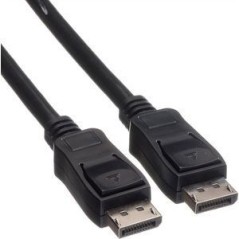 goobay 20 pin DisplayPort han - 20 pin DisplayPort han 3 m Sort køb billigt online shopping tilbud