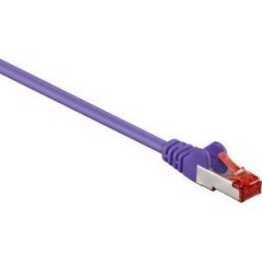 Goobay CAT 6 S/FTP CU 15m Violet køb billigt online shopping tilbud