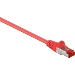 Goobay CAT 6 S/FTP CU 1m Red køb billigt online shopping tilbud