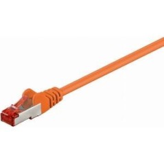 Goobay CAT 6 S/FTP CU 2m Orange køb billigt online shopping tilbud