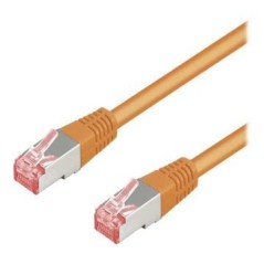 Goobay CAT 6 S/FTP CU 3m Orange køb billigt online shopping tilbud