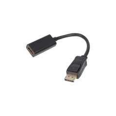 Goobay DisplayPort adapter til HDMI med audio sort køb billigt online shopping tilbud