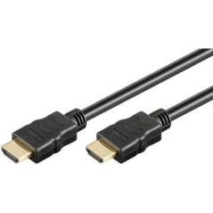 Goobay HDMI 2.0 kabel med Ethernet 4K 60Hz 7.5 m Sort køb billigt online shopping tilbud