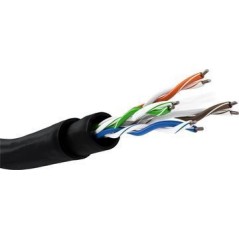 Goobay Outdoor Set CAT 6 U/UTP CCA 100m Black køb billigt online shopping tilbud