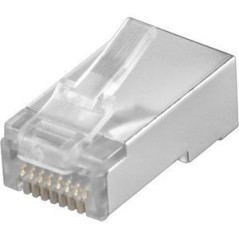 Goobay RJ 45 Stik 8-polet skærmet CAT5e /1 stk. køb billigt online shopping tilbud