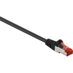 Goobay RJ45 CAT 6 S/FTP CU LSZH 3m Black køb billigt online shopping tilbud