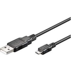 goobay USB 2.0 USB-kabel 5m Sort køb billigt online shopping tilbud