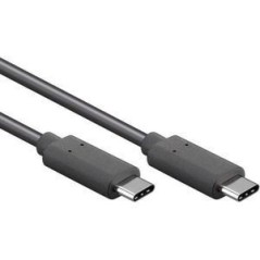 Goobay USB-C kabel 1m Sort køb billigt online shopping tilbud