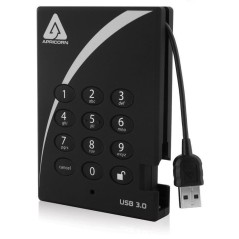 Apricorn HDD 500GB Apricorn Padlock køb billigt online shopping tilbud