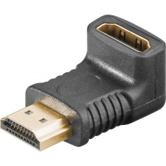 MicroConnect HDMI 19 Angled Adaptor F-M 4K køb billigt online shopping tilbud