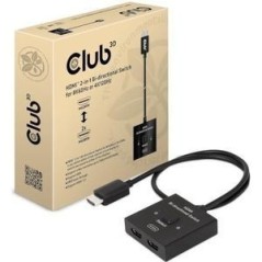 Club 3D CSV-1384 HDMI Switch 2 Porte køb billigt online shopping tilbud