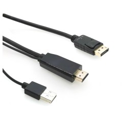 MicroConnect HDMI to DisplayPort Converter køb billigt online shopping tilbud