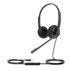 Yealink Headset UH34 Dual Teams køb billigt online shopping tilbud